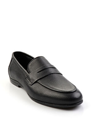 Siyah Leather Erkek Klasik Ayakkabı E01054161240