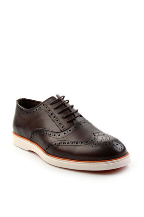 Kahve Leather Erkek Oxford Ayakkabı E01054182741
