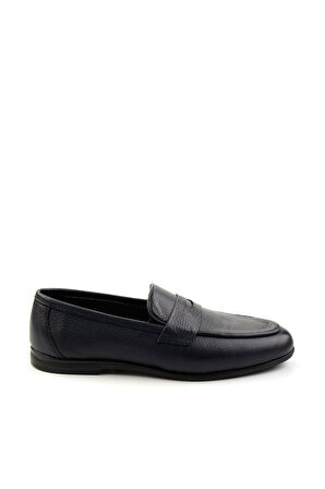 Lacivert Leather Erkek Klasik Ayakkabı E01054161240