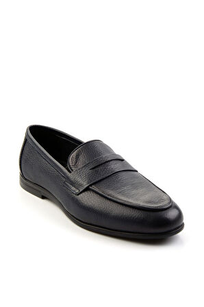 Lacivert Leather Erkek Klasik Ayakkabı E01054161240