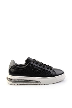 Siyah Leather Erkek Sneaker E01075574903
