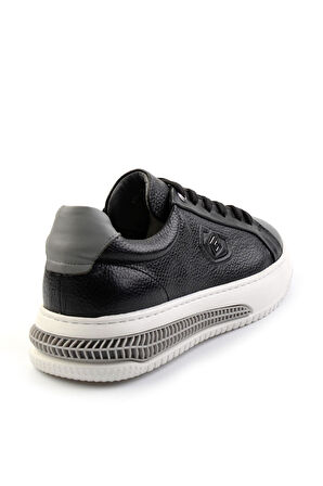 Siyah Leather Erkek Sneaker E01075574903