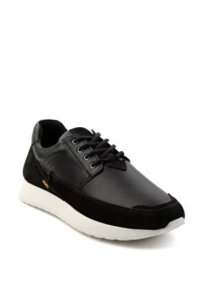 Siyah Leather Erkek Casual Ayakkabı E01076501103