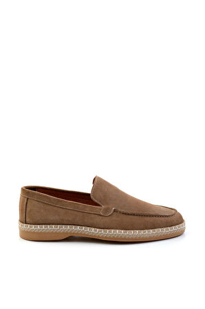 Bej Leather Erkek Espadril E01079709502