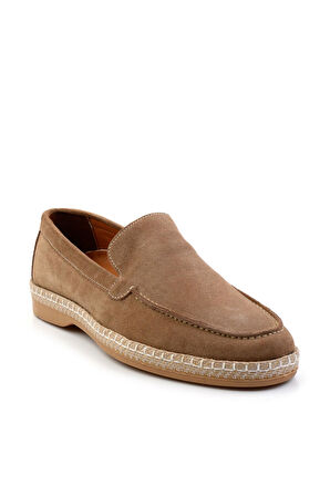 Bej Leather Erkek Espadril E01079709502