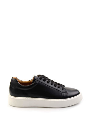 Siyah Leather Erkek Sneaker E01079971043