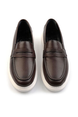 Kahve Leather Erkek Casual Ayakkabı E01081010103