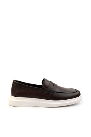 Kahve Leather Erkek Casual Ayakkabı E01081010103