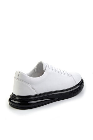 Beyaz Leather Erkek Sneaker E01081010303