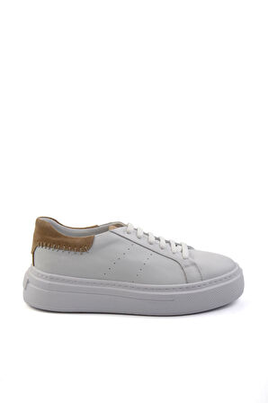 Beyaz Leather Erkek Sneaker E01087114303