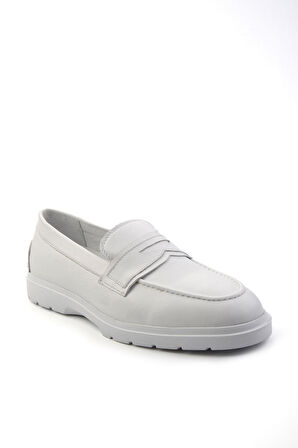 Beyaz Leather Erkek Casual Ayakkabı E01087113103