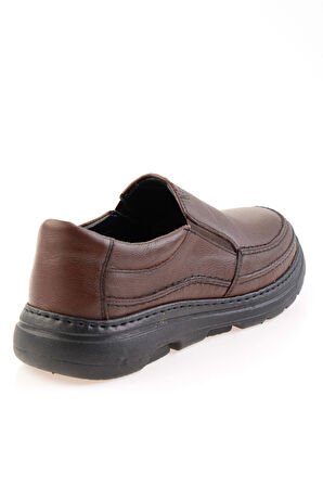 Kahve Hakiki Deri Erkek Casual Ayakkabı E01081000503