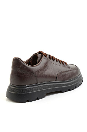 Kahve Hakiki Deri Erkek Casual Ayakkabı E01089000140