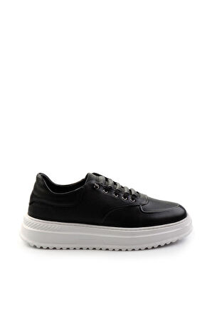 Siyah Leather Erkek Casual Ayakkabı E01080107103