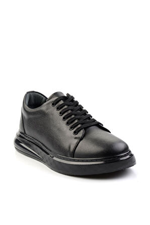 Siyah Leather Erkek Sneaker E01081010303