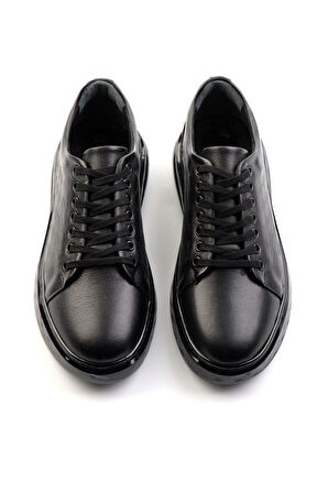 Siyah Leather Erkek Sneaker E01081100303