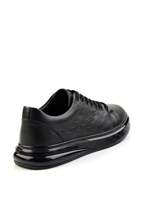 Siyah Leather Erkek Sneaker E01081100303