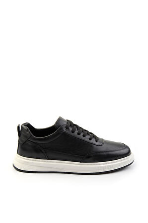 Siyah Leather Erkek Casual Ayakkabı E01082000503