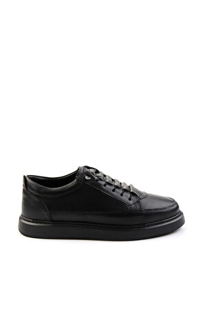 Siyah Leather Erkek Casual Ayakkabı E01082011503
