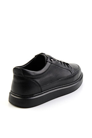 Siyah Leather Erkek Casual Ayakkabı E01082011503