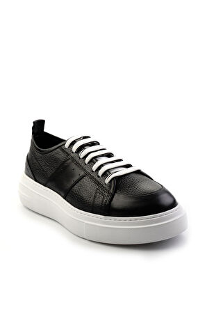 Siyah Leather Erkek Sneaker E01083018003