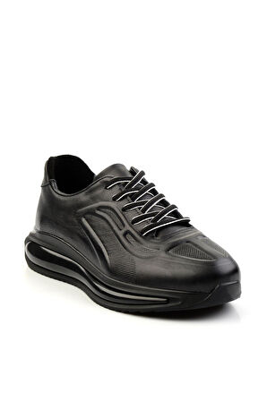 Siyah Leather Erkek Sneaker E01084212003
