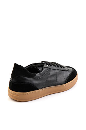 Siyah Leather Erkek Sneaker E01087114702