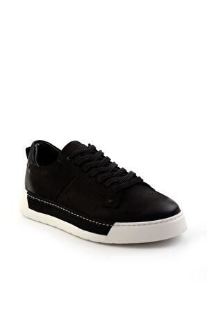 Siyah Leather Erkek Casual Ayakkabı E01089000301