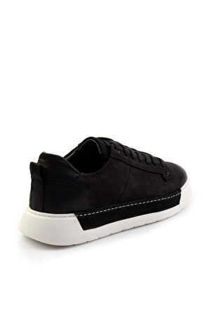 Siyah Leather Erkek Casual Ayakkabı E01089000301