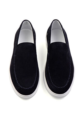 Lacivert Leather Erkek Casual Ayakkabı E01083017002