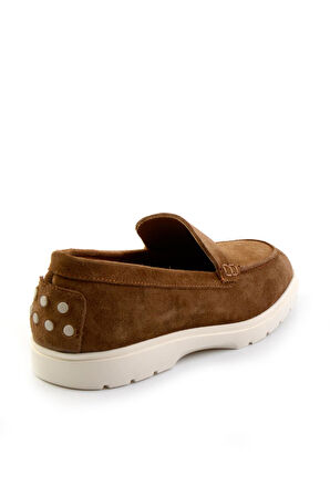 Taba Hakiki Deri Erkek Loafer Ayakkabı E01087112702