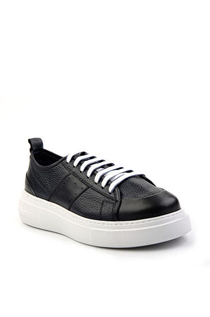 Lacivert Leather Erkek Sneaker E01083018003