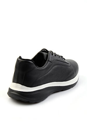 Siyah Leather Erkek Casual Ayakkabı E01084240443