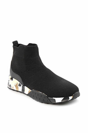 Siyah Triko  Erkek Sneaker E01122040082