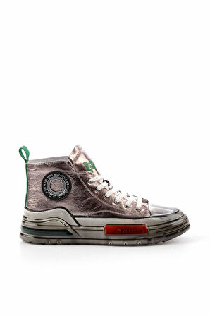 Gri Hakiki Deri Erkek Sneaker E01185051003