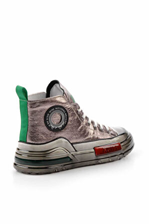 Gri Hakiki Deri Erkek Sneaker E01185051003