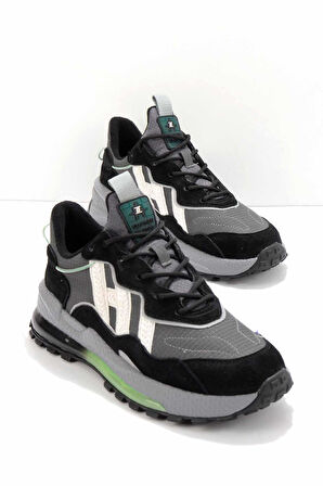 Siyah Leather Erkek Sneaker E01185506102