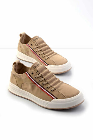 Bej Triko  Erkek Sneaker E01185510782
