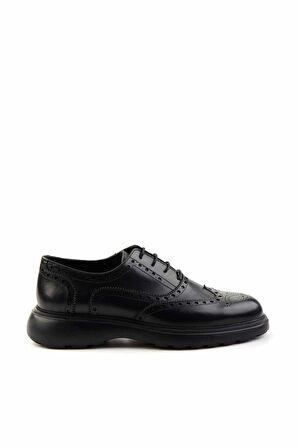 Siyah Leather Erkek Klasik Ayakkabı E01194002641
