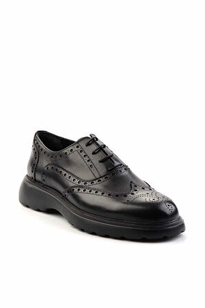 Siyah Leather Erkek Klasik Ayakkabı E01194002641