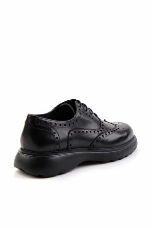 Siyah Leather Erkek Klasik Ayakkabı E01194002641