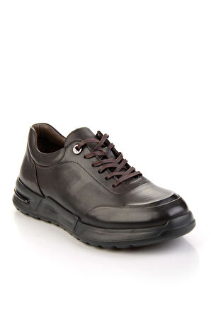 Kahve Hakiki Deri Erkek Casual Ayakkabı E01307274503