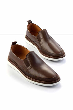 Kahve Leather Erkek Casual Ayakkabı E01304020143