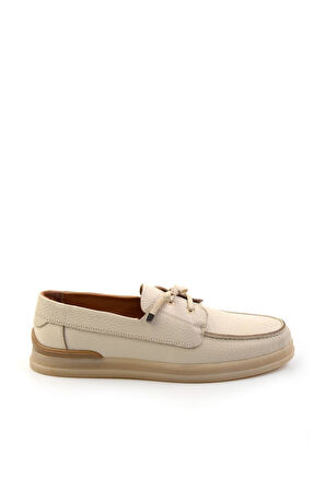 Bej Leather Erkek Casual Ayakkabı E01304414340