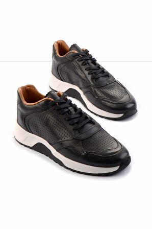 Siyah Leather Erkek Sneaker E01310601003