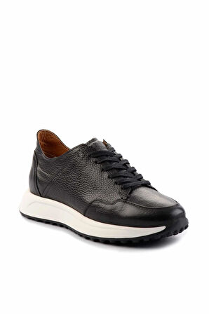 Siyah Leather Erkek Sneaker E01310110240