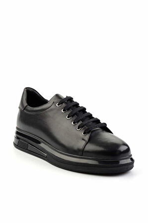 Siyah Leather Erkek Casual Ayakkabı E01310104941