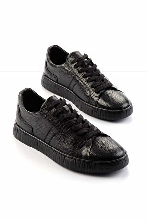 Siyah Leather Erkek Sneaker E01323131040