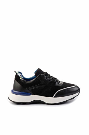Siyah Siyah Leather Erkek Sneaker E01347033703