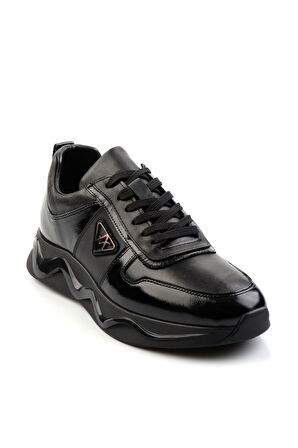 Siyah Leather Erkek Sneaker E01347072114